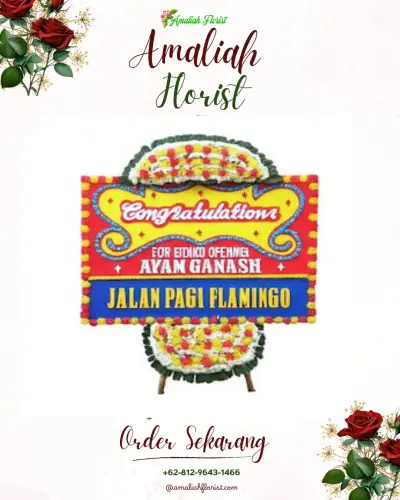 Bunga Papan Congratulation di Jatimekar